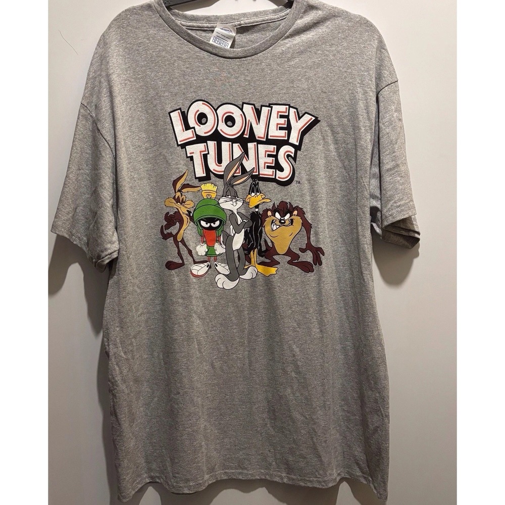 Looney Tunes Grey‎ T Shirt Mens Size XL